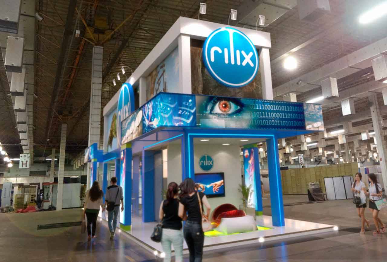 Projeto do stand da Rilix na ExpoParques